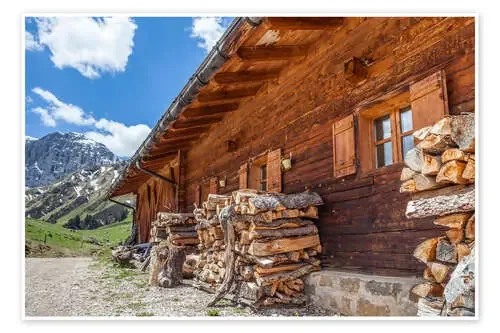 Mahlknecht hut on the Seiser Alm (South Tyrol) de Christian Müringer