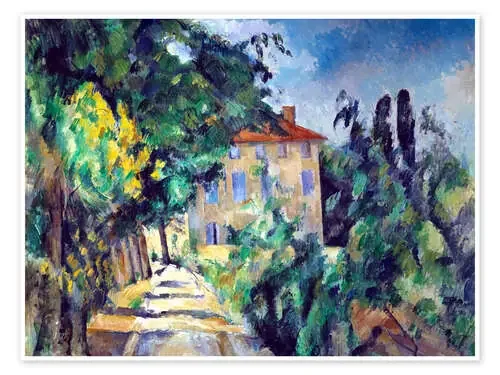 Maison au toit rouge de Paul Cézanne akg-images