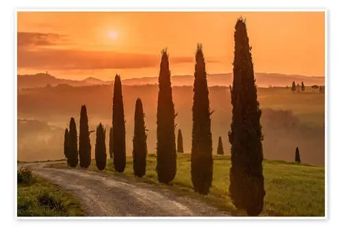 Mañana dorada en la Toscana de Achim Thomae