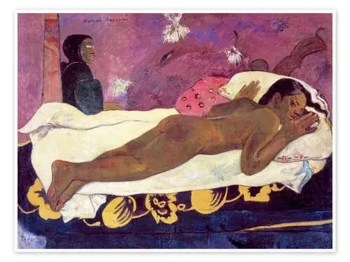 Manao tupapau (The Spirit of the Dead Keep Watch) de Paul Gauguin Master Collection
