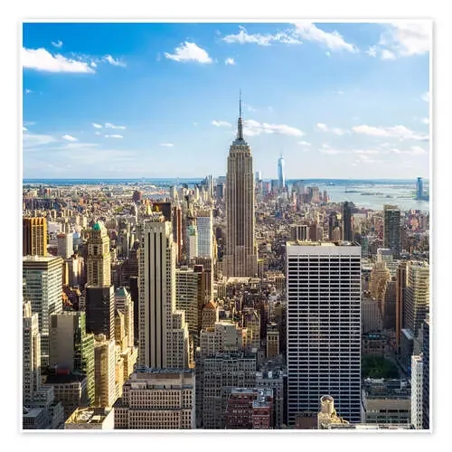 Manhattan skyline with views of the Empire State Building de Jan Christopher Becke