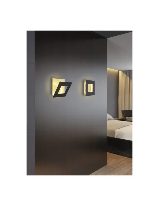 Mantra Dalia Aplique Marrón Oro 40 cm
