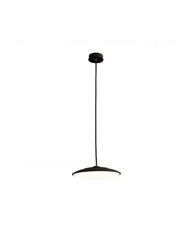 Mantra Slim Lámpara 25 cm Negra 3000K