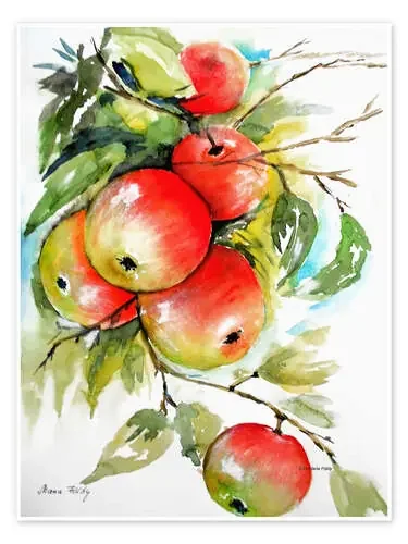 Manzanas maduras de Maria Földy