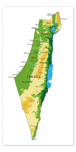 Mapa de Israel Editors Choice