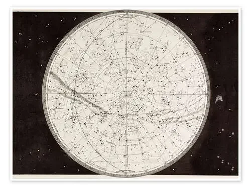 Mapa del cielo del norte de Ken Welsh Design Pics