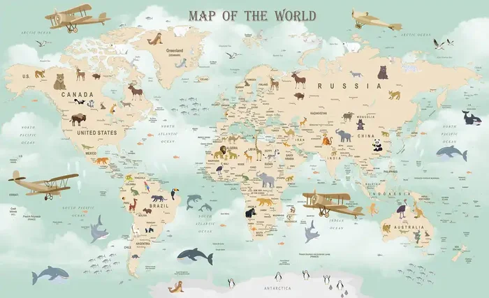 Mapa mundial de la vida silvestre