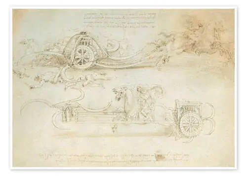 Máquina de muerte de Leonardo da Vinci akg-images