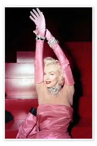 Marilyn Monroe on a staircase Everett Collection