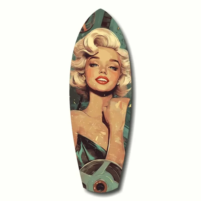 Marilyn Monroe V1 Glass Wall Art – 12 » X 35 «