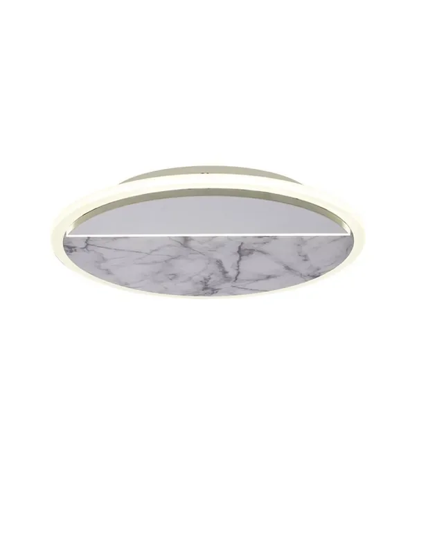 Mármol Aplique/Plafón Blanco Mantra