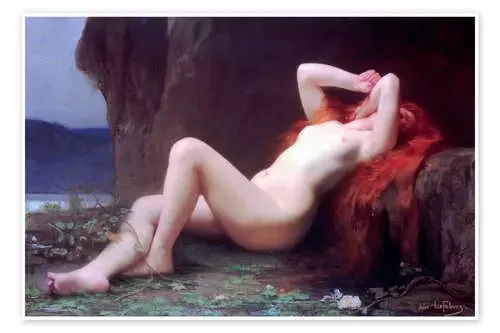 Mary Magdalene in the Cave de Jules Joseph Lefebvre Bridgeman Images