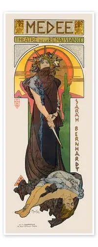 Médée (Medea) de Alfons Mucha Master Collection