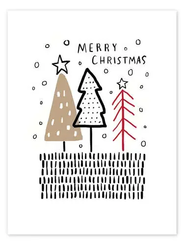 Merry Christmas IV de Charlotte Pepper Advocate Art