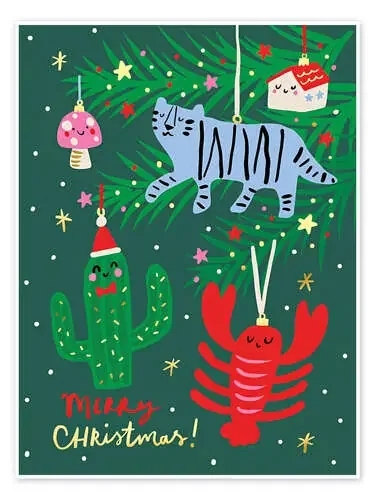 Merry Christmas VI de Charlotte Pepper Advocate Art