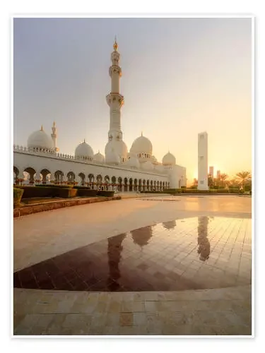 Mezquita Sheikh Zayed con luz dorada Editors Choice