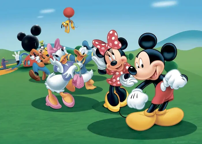 Mickey Mouse, Pato Donald & Goofy verde, azul y rojo de Disney – 600964
