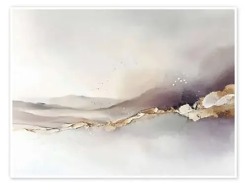 Misty Mauve Horizons IV de Willow Studio