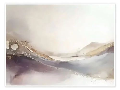 Misty Mauve Horizons VII de Willow Studio