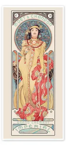Moet & Chandon, Grand Crémant Impérial de Alfons Mucha Master Collection