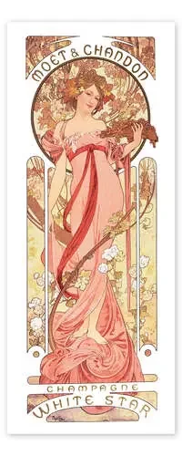 Moet & Chandon, White Star de Alfons Mucha Master Collection