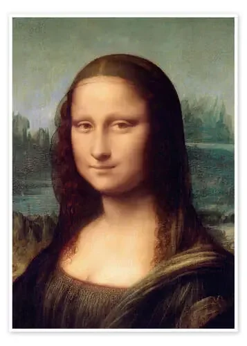 Mona Lisa (detalle) de Leonardo da Vinci Master Collection
