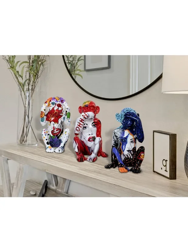 Monos Sabios Set 3 Figuras Schuller