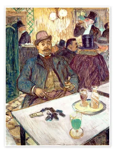 Monsieur Boileau au café de Henri de Toulouse-Lautrec akg-images