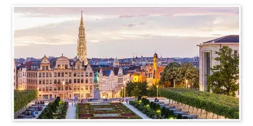 Mont des Arts in Brussels de Dieterich Fotografie