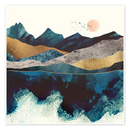 Montañas azules de SpaceFrog Designs