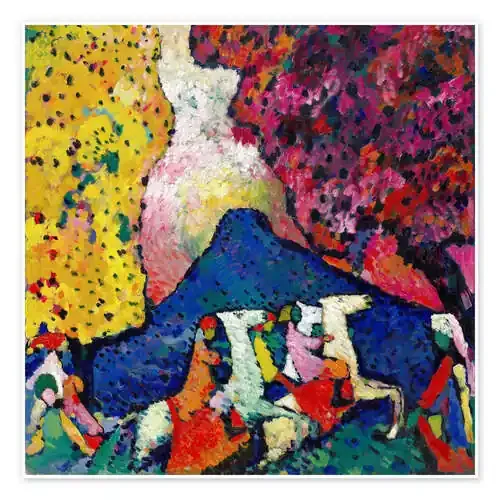 Montañas azules de Wassily Kandinsky Master Collection