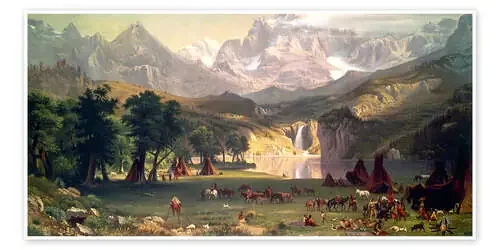 Montañas Rocosas, Pico Lander de Albert Bierstadt ARTOTHEK