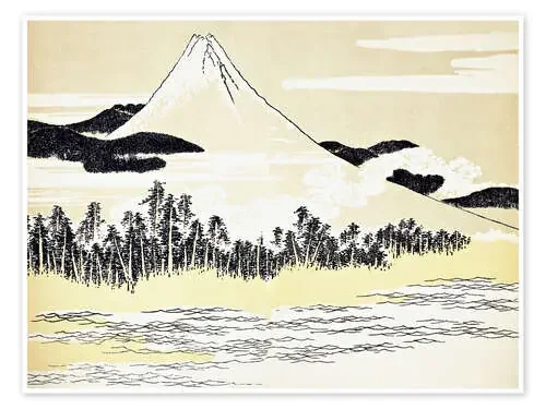 Monte Fuji, escenario en Senbon Matsubara en Numazu de Katsushika Hokusai Granger Collection