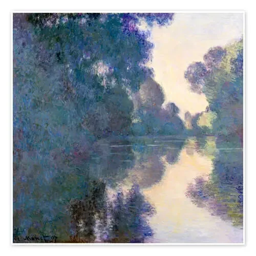 Morning on the Seine near Giverny de Claude Monet Master Collection