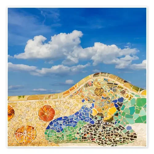 Mosaico parque Güell Editors Choice