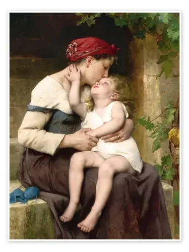 Mother With Child de Leon Bazile Perrault Master Collection