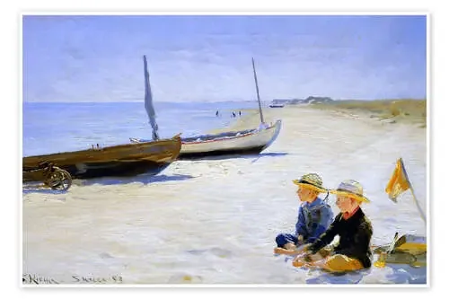 Muchachos en la playa de Skagen de Peder Severin Krøyer ARTOTHEK