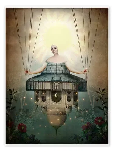 Mujer brillos del sol de Catrin Welz-Stein