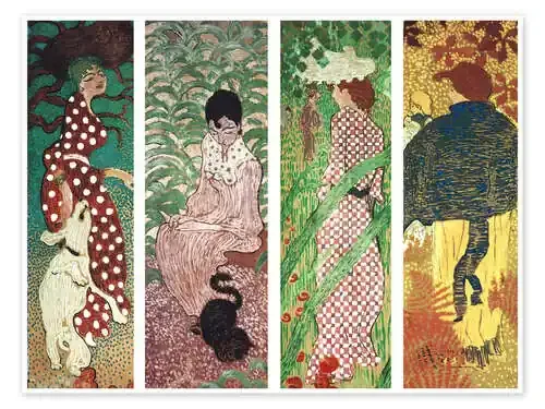 Mujeres en el jardín de Pierre Bonnard Master Collection
