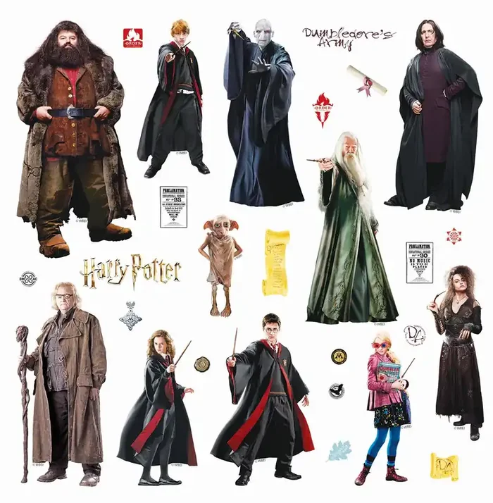 mural decorativo autoadhesivo Harry Potter gris de Sanders & Sanders – 601335