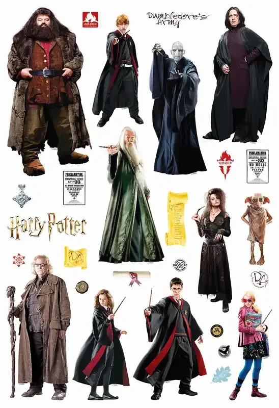 mural decorativo autoadhesivo Harry Potter gris de Sanders & Sanders – 601346