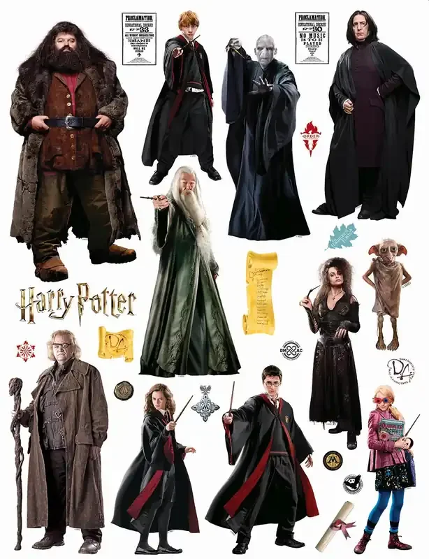 mural decorativo autoadhesivo Harry Potter gris de Sanders & Sanders – 601357