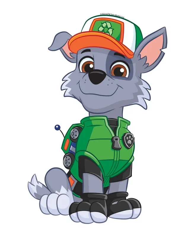 mural decorativo autoadhesivo PAW Patrol verde y gris de Sanders & Sanders – 601421