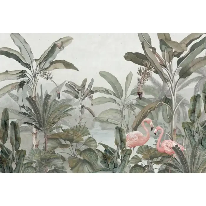 Mural Flamingos ANIM038