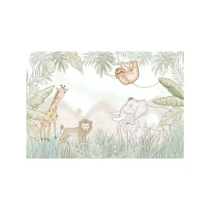 Mural Infantil Jungla Acuarela VCJA-023
