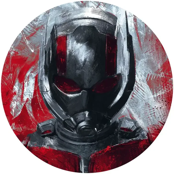 mural redondo autoadhesivo Los Vengadores Ant-Man rojo y gris de Sanders & Sanders – 612047