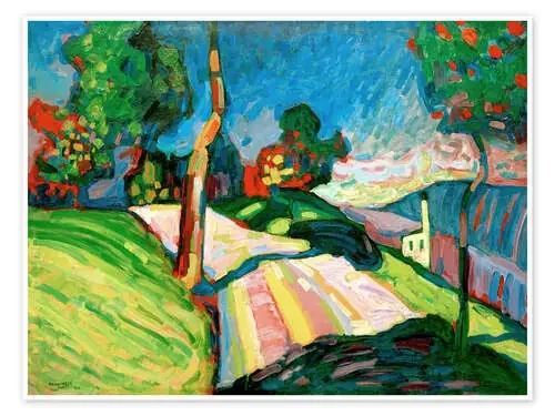 Murnau – Kohlgruber Straße de Wassily Kandinsky akg-images