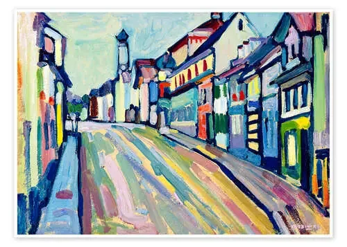 Murnau – Untermarkt de Wassily Kandinsky ARTOTHEK