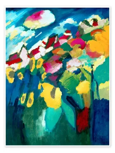 Murnau, el jardín II de Wassily Kandinsky akg-images