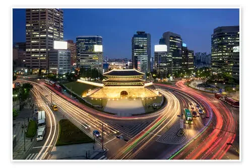 Namdaemun Gate in Seoul, South Korea de Jan Christopher Becke